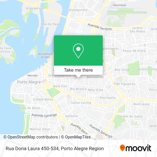 Rua Dona Laura 450-534 map