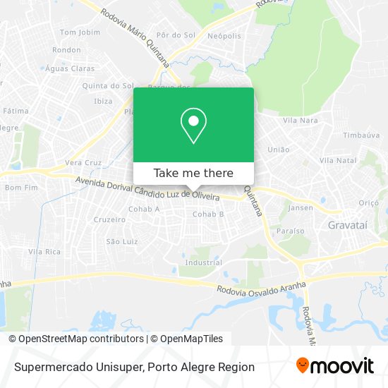 Supermercado Unisuper map