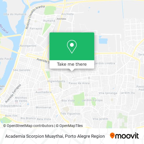 Academia Scorpion Muaythai map