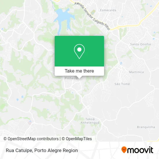 Rua Catuipe map