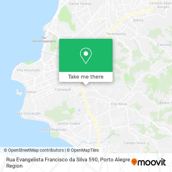 Rua Evangelista Francisco da Silva 590 map