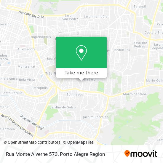 Rua Monte Alverne 573 map