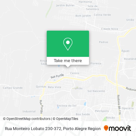 Rua Monteiro Lobato 230-372 map