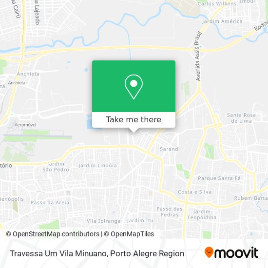 Travessa Um Vila Minuano map