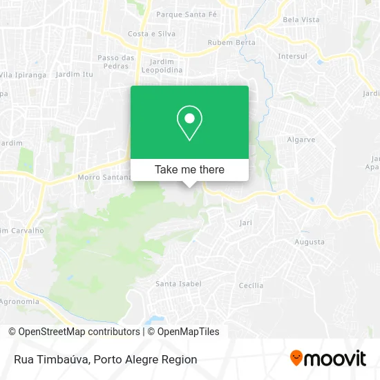Rua Timbaúva map