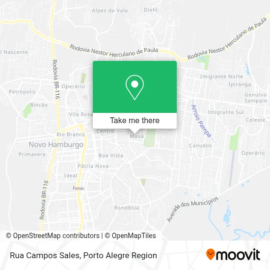 Rua Campos Sales map