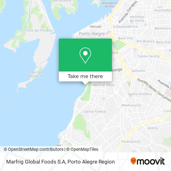 Marfrig Global Foods S.A map