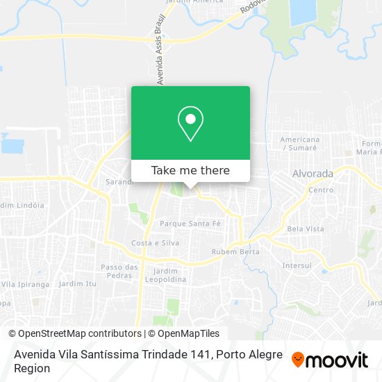 Avenida Vila Santíssima Trindade 141 map
