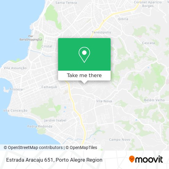 Estrada Aracaju 651 map