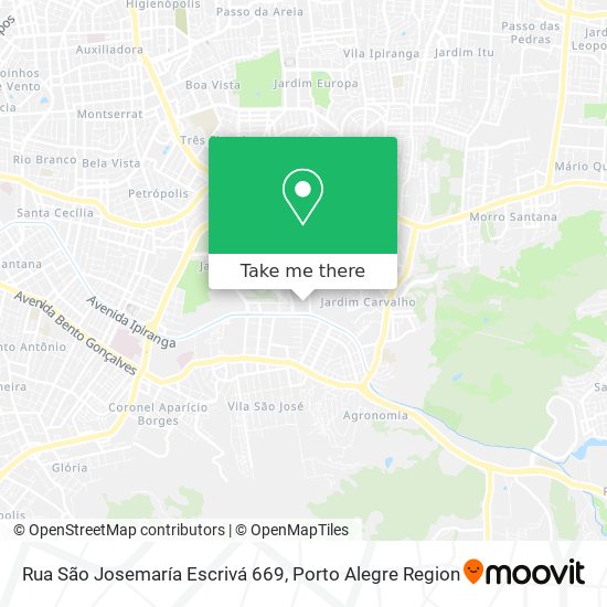 Mapa Rua São Josemaría Escrivá 669