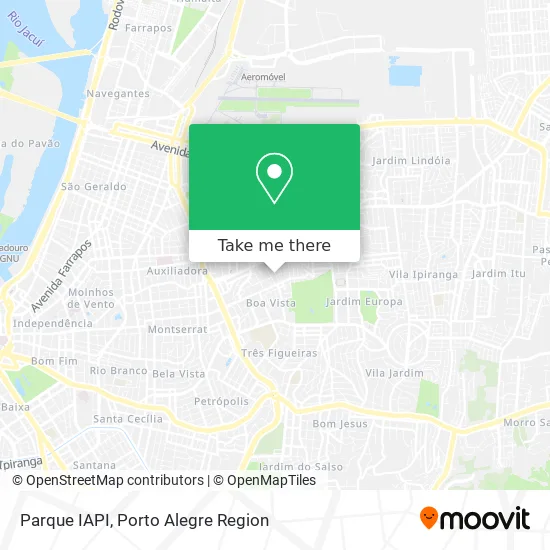Parque IAPI map
