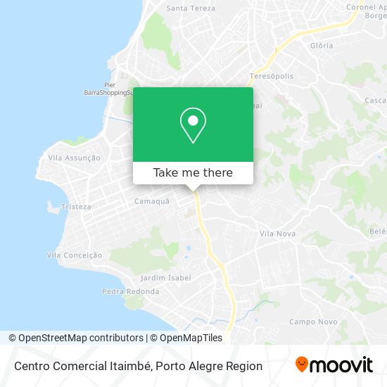 How to get to Centro Comercial Itaimbé in Porto Alegre by Bus or Ferry?