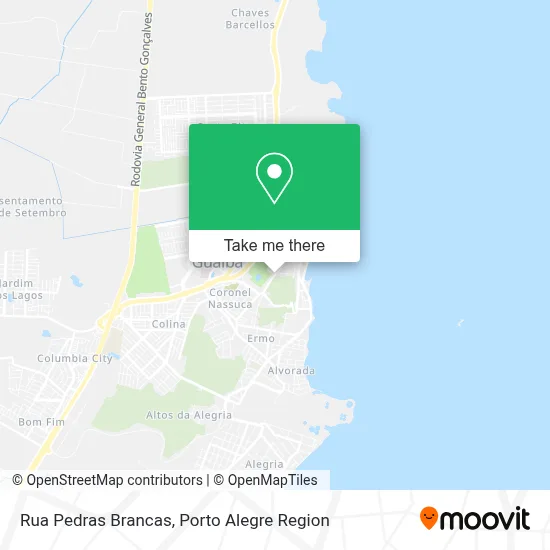 Rua Pedras Brancas map