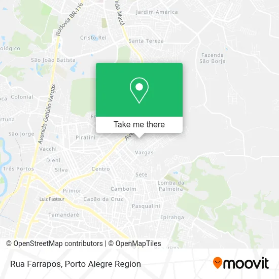 Rua Farrapos map