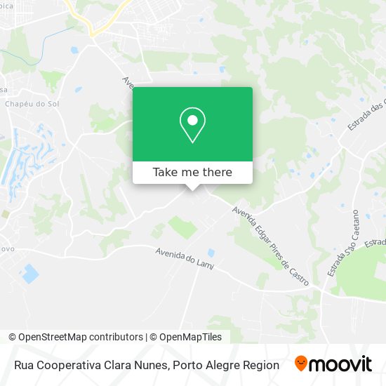 Rua Cooperativa Clara Nunes map