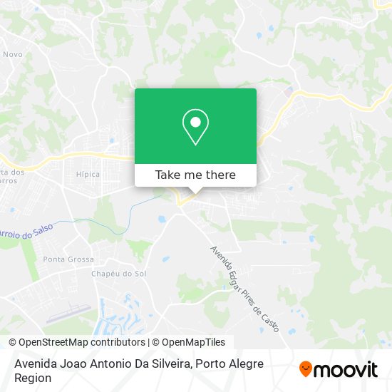 Avenida Joao Antonio Da Silveira map