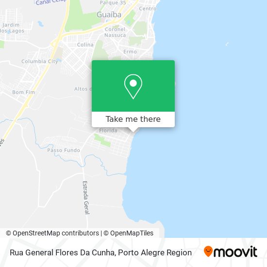 Rua General Flores Da Cunha map