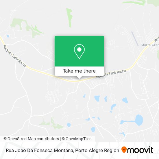 Mapa Rua Joao Da Fonseca Montana