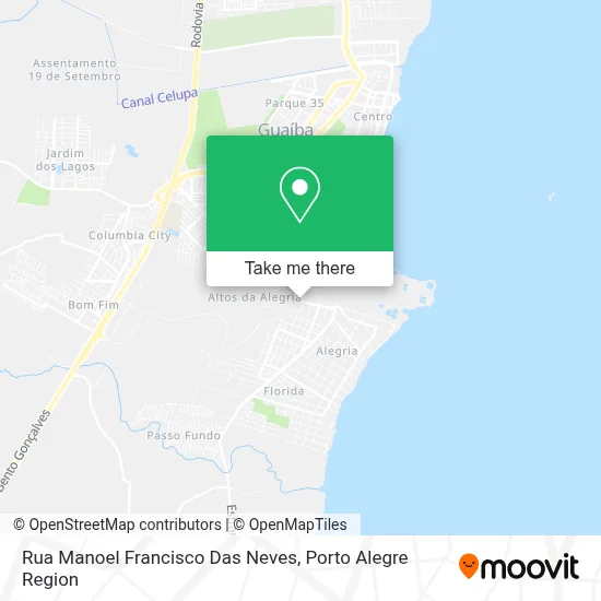 Rua Manoel Francisco Das Neves map