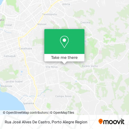 Mapa Rua José Alves De Castro