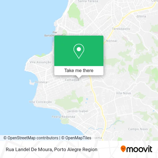 Rua Landel De Moura map