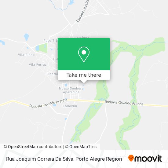 Mapa Rua Joaquim Correia Da Silva