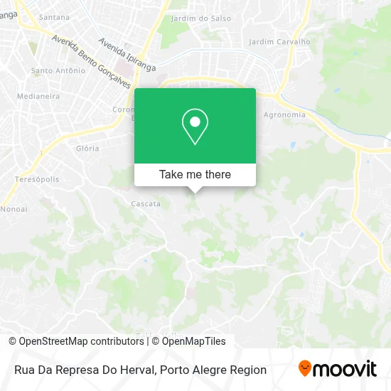Rua Da Represa Do Herval map
