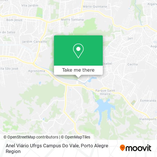 Anel Viário Ufrgs Campus Do Vale map