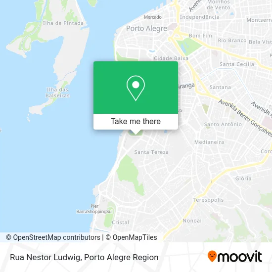 Rua Nestor Ludwig map