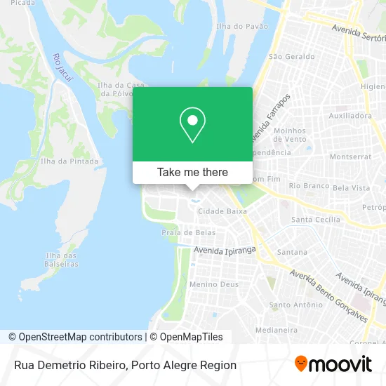 Rua Demetrio Ribeiro map