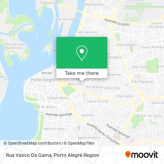 Mapa Rua Vasco Da Gama