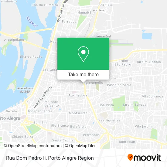 Rua Dom Pedro Ii map