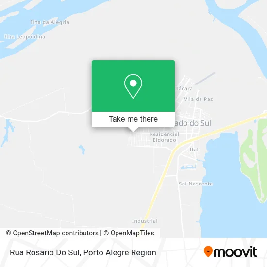Rua Rosario Do Sul map