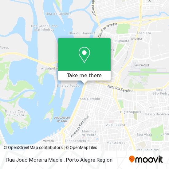 Rua Joao Moreira Maciel map
