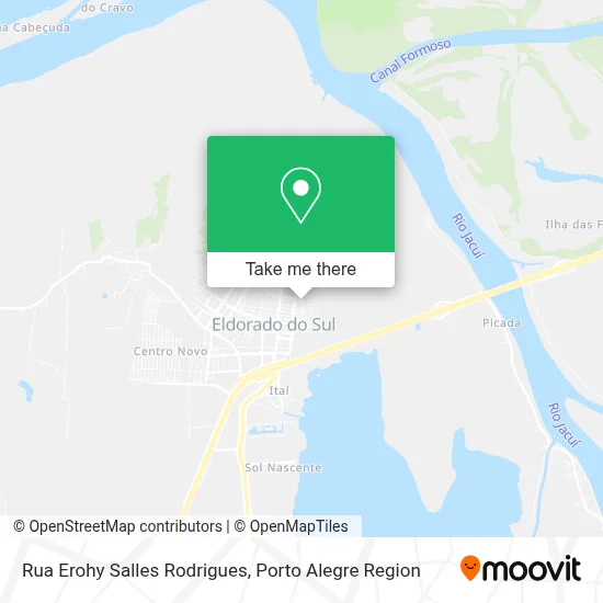 Rua Erohy Salles Rodrigues map