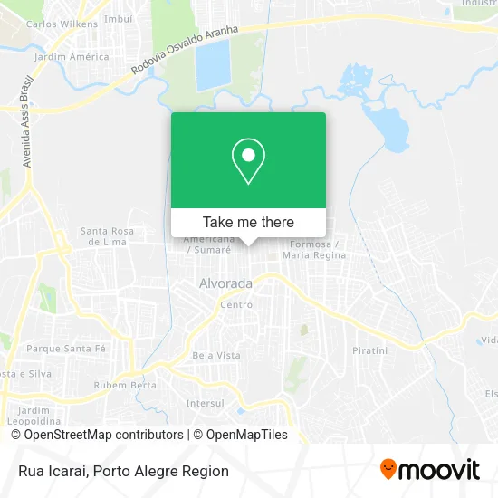 Rua Icarai map
