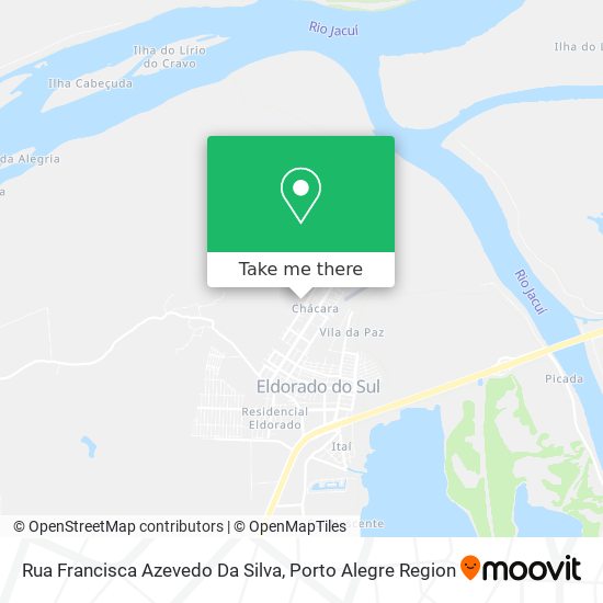 Mapa Rua Francisca Azevedo Da Silva