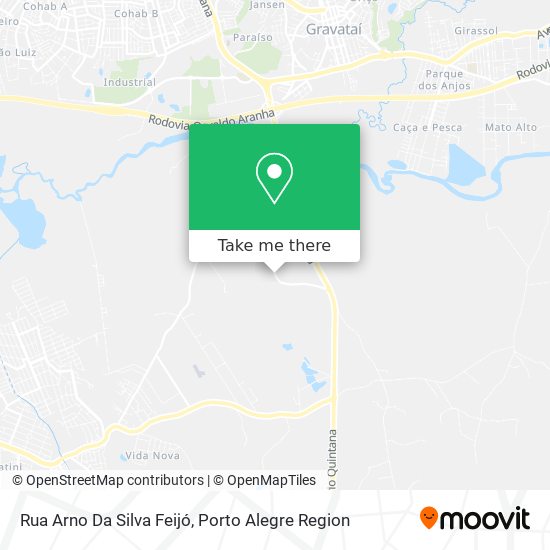 Mapa Rua Arno Da Silva Feijó