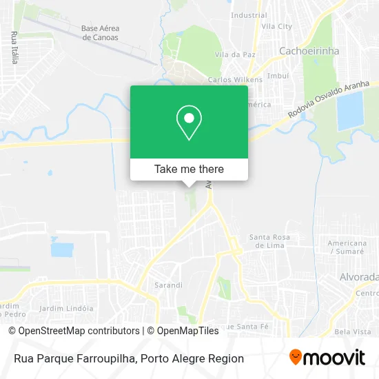 Rua Parque Farroupilha map
