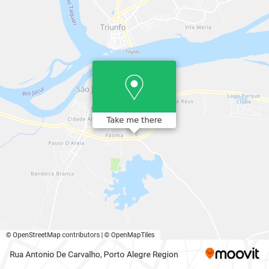 Rua Antonio De Carvalho map