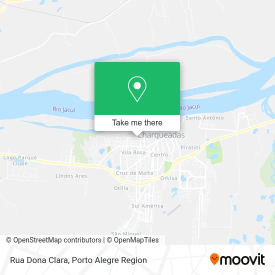 Rua Dona Clara map