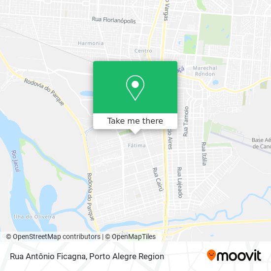 Mapa Rua Antônio Ficagna