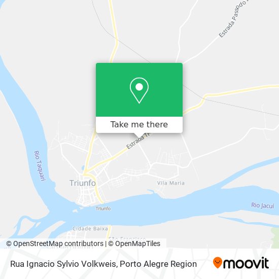 Rua Ignacio Sylvio Volkweis map