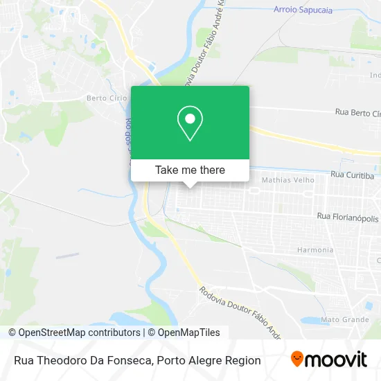 Rua Theodoro Da Fonseca map