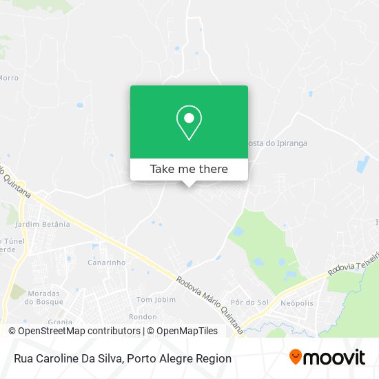 Mapa Rua Caroline Da Silva