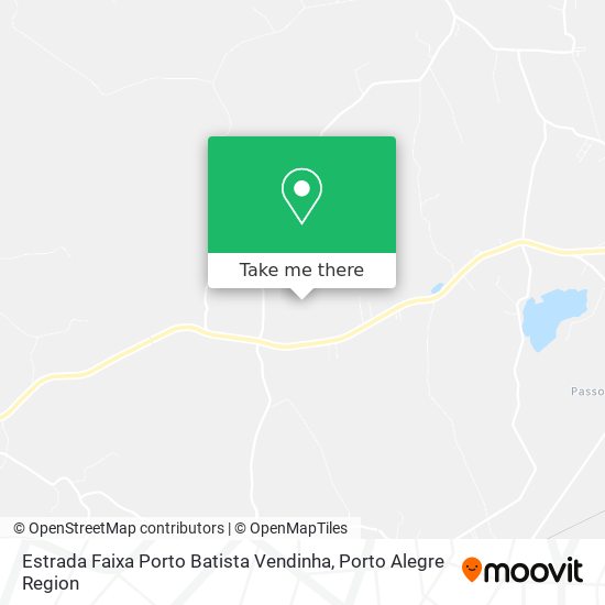 Estrada Faixa Porto Batista Vendinha map