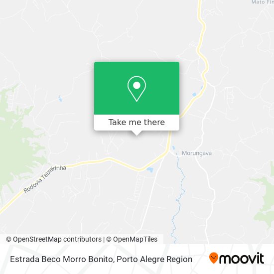 Estrada Beco Morro Bonito map