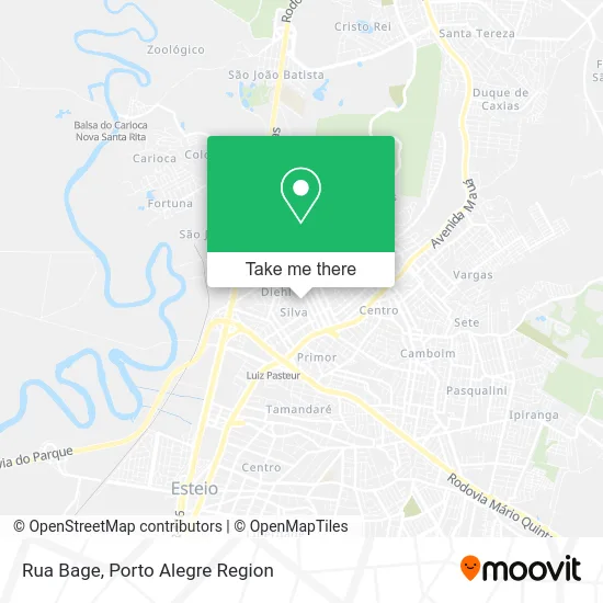 Rua Bage map