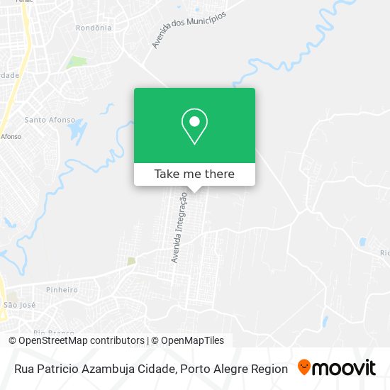 Rua Patricio Azambuja Cidade map