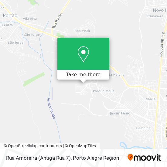 Rua Amoreira (Antiga Rua 7) map